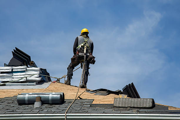 Professional Roof Repair technician working in Lynn, IN